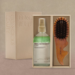 Mindful Hair Perfime Mist : De Tulipe Ritual Guasha Brush Set